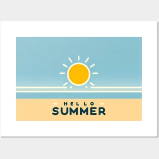 Hello Summer Posters and Art